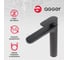 Смеситель для накладной раковины Agger Gorgeous черный A0212144 7