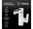 Полимерный смеситель для раковины OneLife белый P08-921w 7