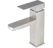 Смеситель для раковины OLIVE'S  VALDO квадр. нержавеющая сталь VL13100