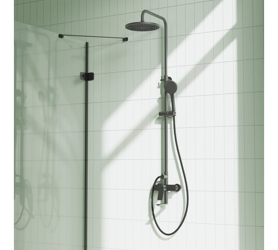 Душевая лейка Pragma Ryld, матовый черный, 3 режима, RLD2.BB3H.030 902811.RLD2.BB3H.030-2