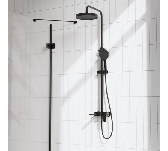 Душевая лейка Pragma Olako, матовый черный, 4 режима, OLK2.BB4H.022 902799.OLK2.BB4H.022-2
