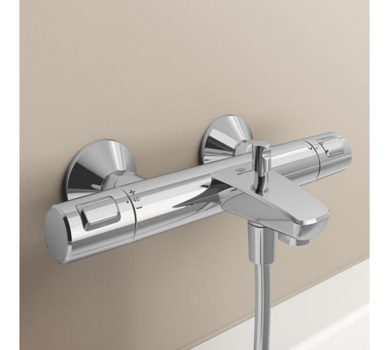Настенный термостатический смеситель для ванны/душа Ideal Standard A7206AA Ceratherm T25 00061457