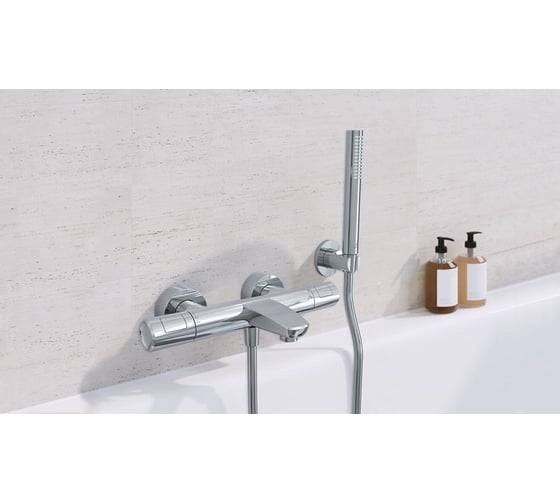 Настенный термостатический смеситель для ванны/душа Ideal Standard A7238AA Ceratherm T100 00061473