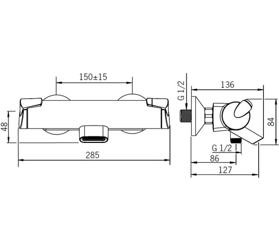 Смеситель для ванны и душа Oras 7140U Optima 00016920