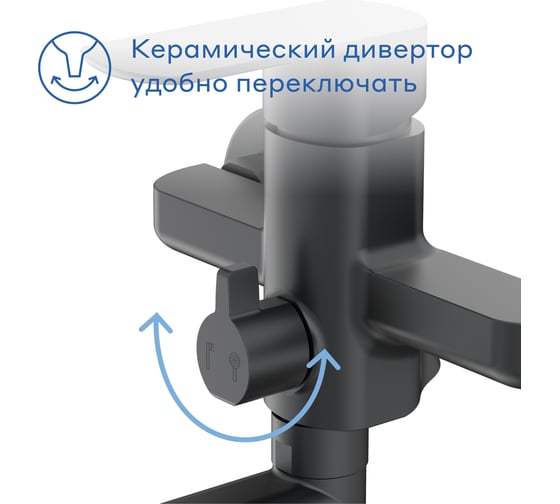 Душевая система со смесителем Pragma Teiden, матовый черный, TDN3.BFSS.014 903113.TDN3.BFSS.014-2