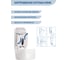 Дозатор HARMONY КЛИК Merida пластиковый, механический, картриджный, белый DHB101.C 7