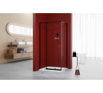 Ограждение душевое Esbano ESA-108PS-B черный ESOGA108PSB