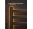 Электрический полотенцесушитель FIXSEN BASIC 600х500 - графит 7400F 13