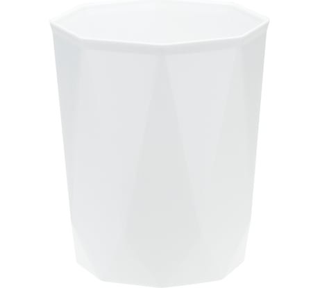 Стакан IDEA ПРИЗМА белый ротанг М 2241