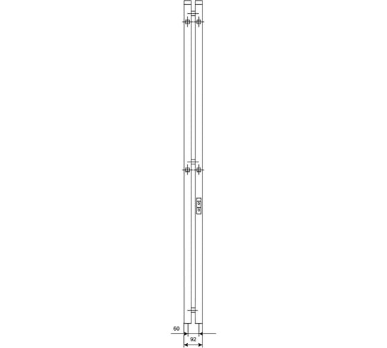 Полотенцесушитель электрический Primoclima Sol R C E White 150х6 П2 PCSolRCEWhite15062