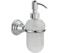 Диспенсер жидкого мыла Bagno&Associati подвесной, сатиновое стекло, хром CA12751