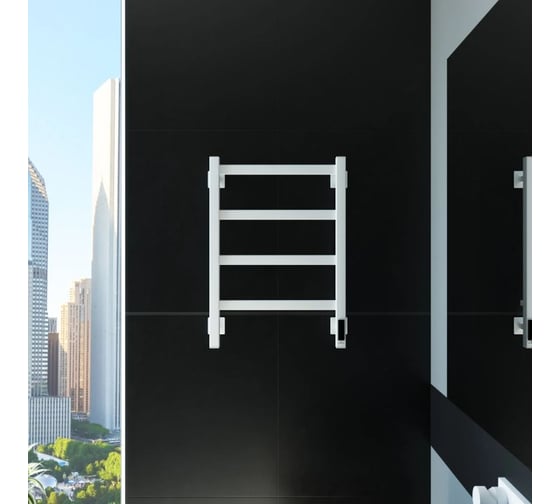 Электрический полотенцесушитель GROTA Soffi K 430x600 белый Soffi K 430х600 RAL9016 EL