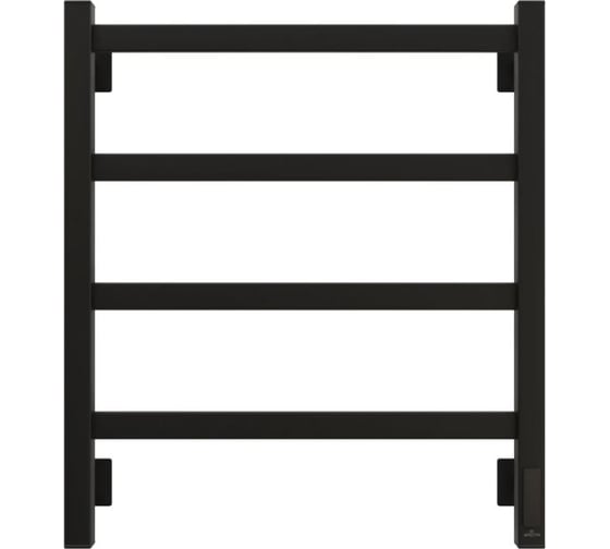 Электрический полотенцесушитель GROTA Soffi K 530x600 черный Soffi K 530х600 RAL9005 EL 1