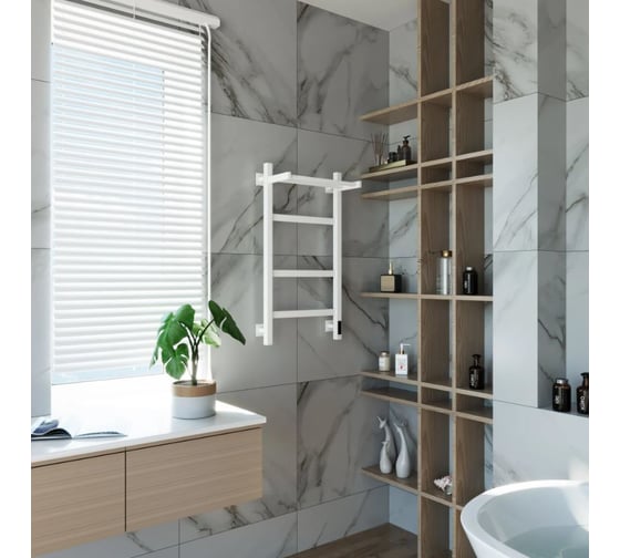 Электрический полотенцесушитель GROTA Tela 430x800 белый Tela 430х800 RAL9016 EL