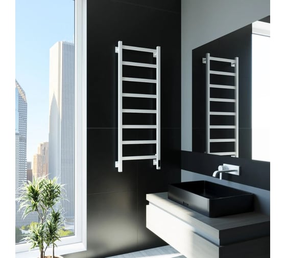 Электрический полотенцесушитель GROTA Soffi K 430x1200 белый Soffi K 430х1200 RAL9016 EL