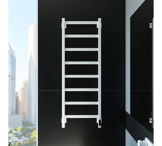 Электрический полотенцесушитель GROTA Soffi K 430x1200 белый Soffi K 430х1200 RAL9016 EL