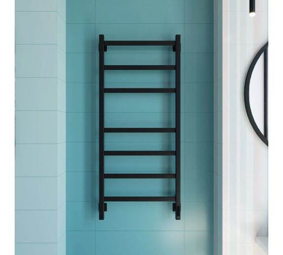 Электрический полотенцесушитель GROTA Nosto 530x1200 черный Nosto 530х1200 RAL9005 EL