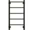 Электрический полотенцесушитель GROTA Simple K 430x800 черный Simple K 430х800 RAL9005 EL 1