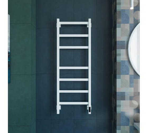 Электрический полотенцесушитель GROTA Nosto 430x1200 белый Nosto 430х1200 RAL9016 EL