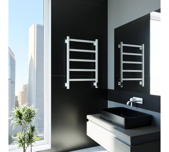 Электрический полотенцесушитель GROTA Soffi K 530x800 белый Soffi K 530х800 RAL9016 EL
