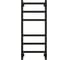 Электрический полотенцесушитель GROTA Nosto 430x1000 черный Nosto 430х1000 RAL9005 EL 1