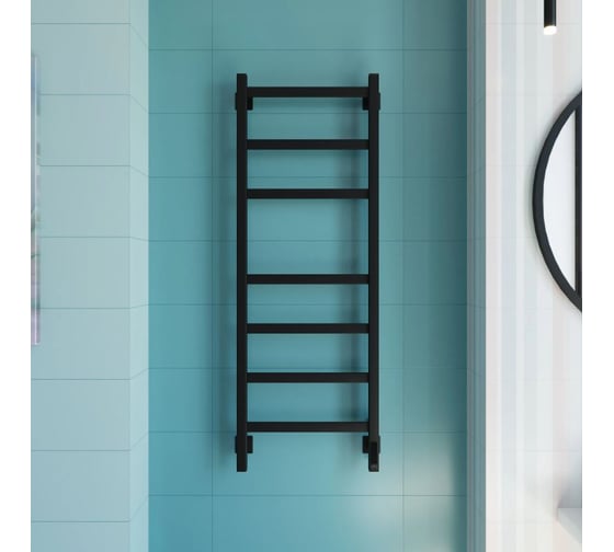 Электрический полотенцесушитель GROTA Nosto 430x1200 черный Nosto 430х1200 RAL9005 EL