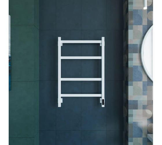 Электрический полотенцесушитель GROTA Nosto 530x800 белый Nosto 530х800 RAL9016 EL