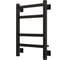 Электрический полотенцесушитель GROTA Nosto 430x600 черный Nosto 430х600 RAL9005 EL 2