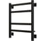 Электрический полотенцесушитель GROTA Nosto 530x600 черный Nosto 530х600 RAL9005 EL 2