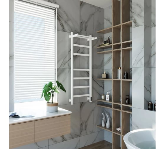 Электрический полотенцесушитель GROTA Tela 430x1200 белый Tela 430х1200 RAL9016 EL