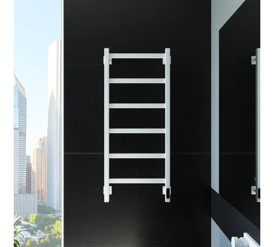 Электрический полотенцесушитель GROTA Soffi K 430x1000 белый Soffi K 430х1000 RAL9016 EL