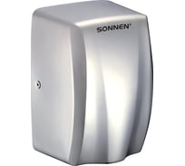 Сушилка для рук высокоскоростная антивандальная SONNEN K2020, 1000Вт, 100м/с, IPX3, 72дБ, металл, 607193