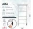 Полотенцесушитель электрический GROTA Alto 430x1000, белый Alto 430х1000 RAL9016 EL 6