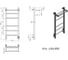 Полотенцесушитель электрический GROTA Alto 430x1000, черный Alto 430х1000 RAL9005 EL 7