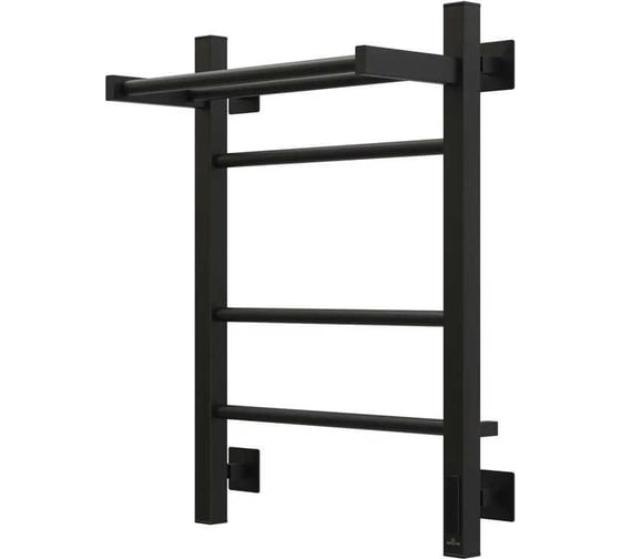 Полотенцесушитель электрический GROTA Alto 430x600, черный Alto 430х600 RAL9005 EL