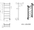 Полотенцесушитель электрический GROTA Alto 430x1200, белый Alto 430х1200 RAL9016 EL 7