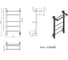Полотенцесушитель электрический GROTA Alto 430x800, черный Alto 430х800 RAL9005 EL 6
