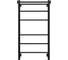 Полотенцесушитель электрический GROTA Alto 530x1200, черный Alto 530х1200 RAL9005 EL 1