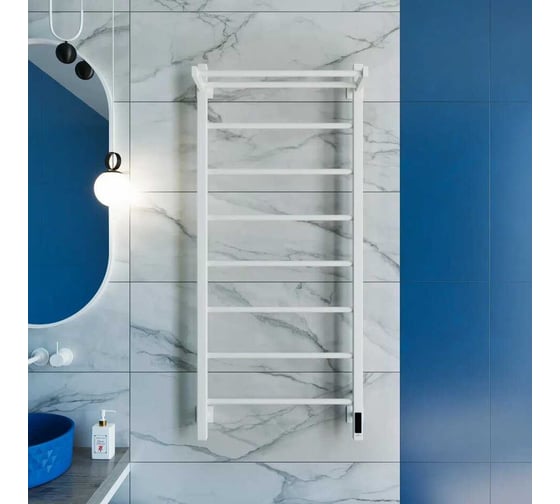 Полотенцесушитель электрический GROTA App 530x1200, белый App 530х1200 RAL9016 EL