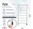 Полотенцесушитель электрический GROTA App 530x1200, белый App 530х1200 RAL9016 EL 7