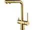Смеситель для кухни Paulmark SERPENTINE, золото Se213222-G 1
