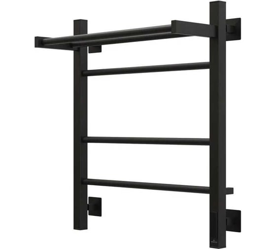 Полотенцесушитель электрический GROTA Alto 530x600, черный Alto 530х600 RAL9005 EL