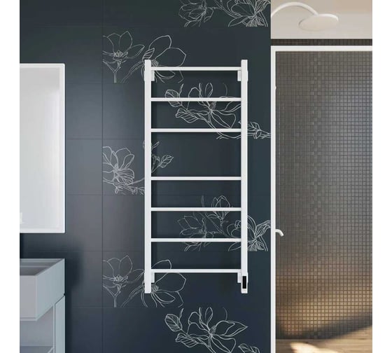 Полотенцесушитель электрический GROTA Costa 530x1200, белый Costa 530х1200 RAL9016 EL