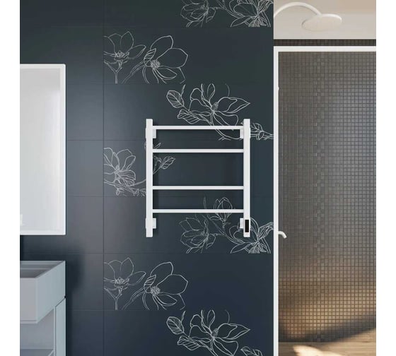Полотенцесушитель электрический GROTA Costa 530x600, белый Costa 530х600 RAL9016 EL