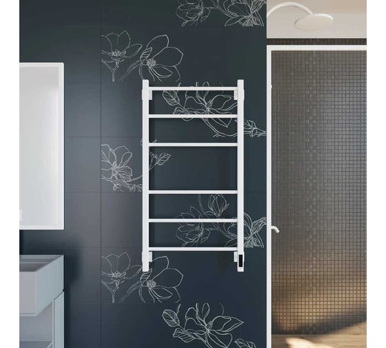Полотенцесушитель электрический GROTA Costa 530x1000, белый Costa 530х1000 RAL9016 EL