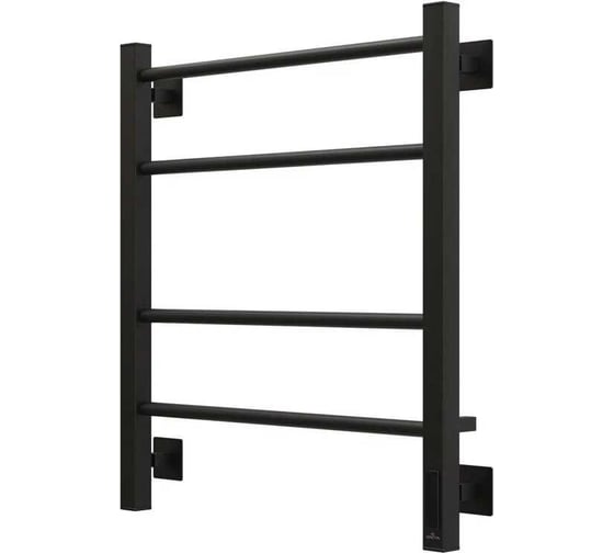 Полотенцесушитель электрический GROTA Costa 530x600, черный Costa 530х600 RAL9005 EL