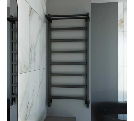 Полотенцесушитель электрический GROTA Lore 530x1200, черный Lore 530х1200 RAL9005 EL