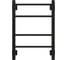 Полотенцесушитель электрический GROTA Costa 430x600, черный Costa 430х600 RAL9005 EL 1
