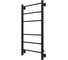 Полотенцесушитель электрический GROTA Costa 530x1000, черный Costa 530х1000 RAL9005 EL 2