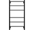 Полотенцесушитель электрический GROTA Costa 530x1000, черный Costa 530х1000 RAL9005 EL 1